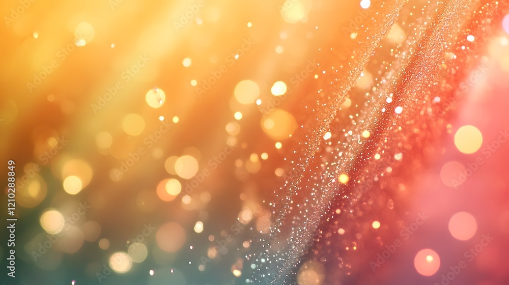 Poster playful and soft background with sparkling gradients vibrant abstract cheerful patterns and modern a