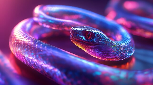 Python programming language concept 3d illustration. Word cloud of python language terms