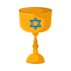 jewish chalice with star