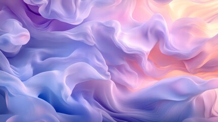 Obraz premium Abstract pastel fabric texture with soft waves and smooth surface