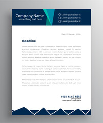 Coporate business letterhead design template