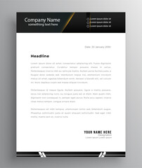 business letterhead design