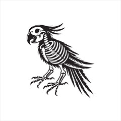 bird eagle with a ribbon