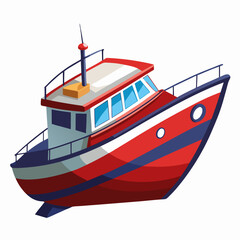 Fototapeta premium boat and ship