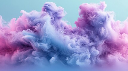 Fototapeta premium Dreamy Pastel Cloud Formation Abstract Background