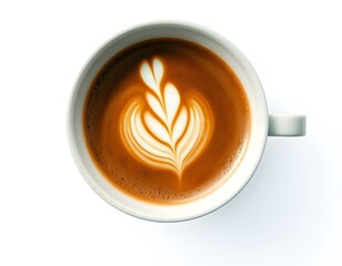 Freshly Brewed Coffee with Latte Art