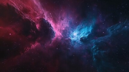 Beautiful colorful galaxy nebula background