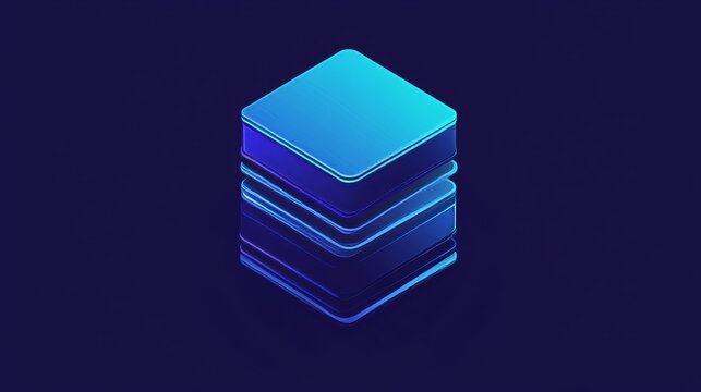 Encapsulation blue gradient concept icon. Object-oriented programming abstract idea thin line illustration. Private state. Combining together. Isolated outline drawing. Myriad Pro-Bold font used