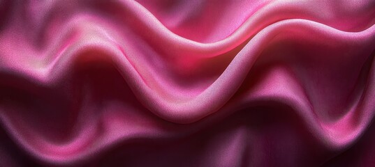 Obraz premium Close-up of the flat surface of a dark pink velvet fabric, soft and elegant texture