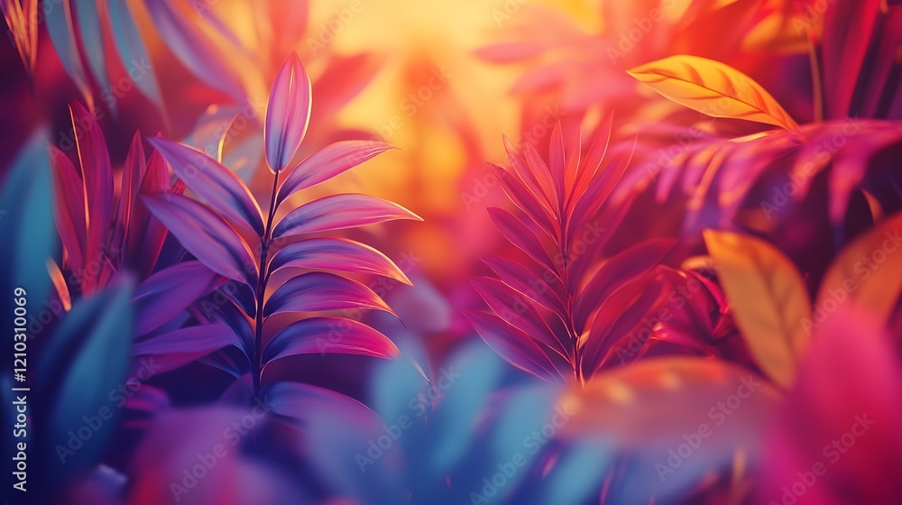 Poster captivating vibrant gradient patterns with bright layered tones smooth creative details and a soft i