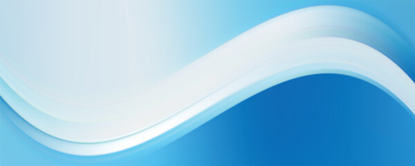 Ombre blue curve on a light blue background illustration