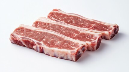 Fototapeta premium The meat is ready to be grilled and eaten deliciously.
