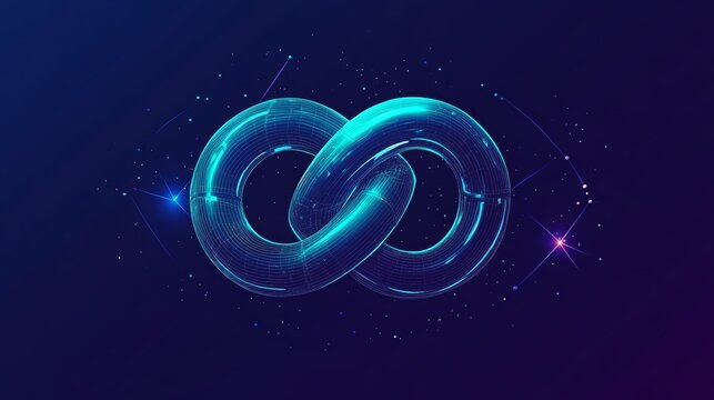 Encapsulation blue gradient concept icon. Object-oriented programming abstract idea thin line illustration. Private state. Combining together. Isolated outline drawing. Myriad Pro-Bold font used