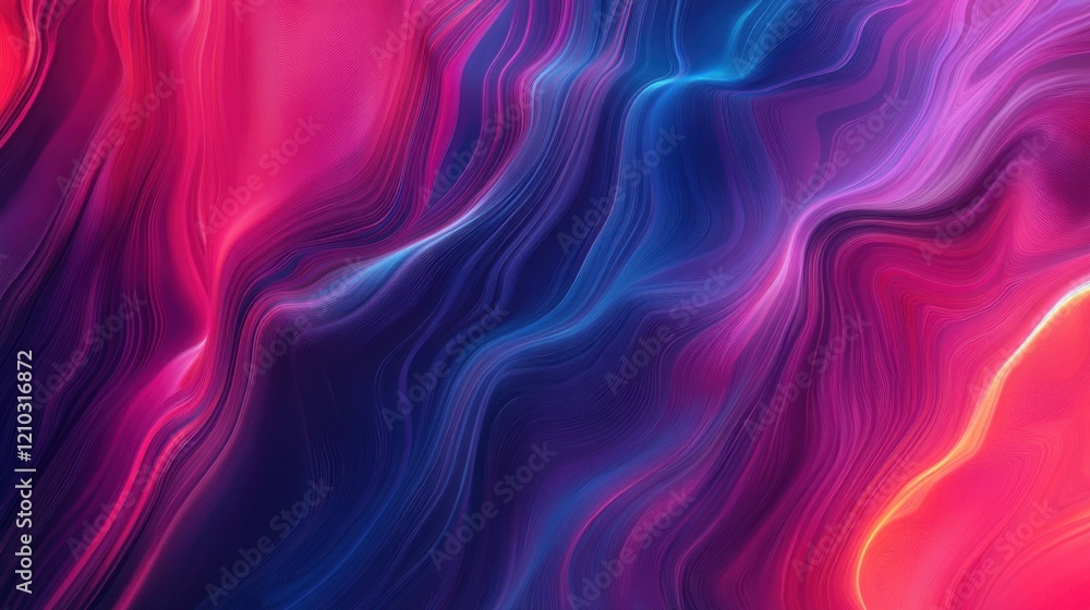 Poster a colorful abstract background with a wavy design