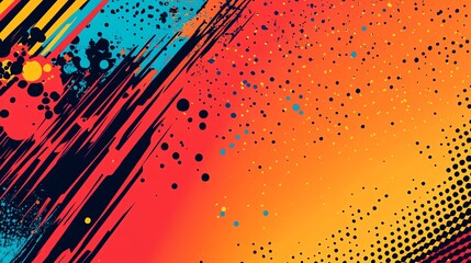 Banner, comic book flash explosion radial lines background , Abstract comic book for superhero design Bright colorful light strip burst. Flash ray blast glow , Manga cartoon hero fight print stamp