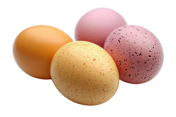 pastel easter eggs - speckled and solid colors