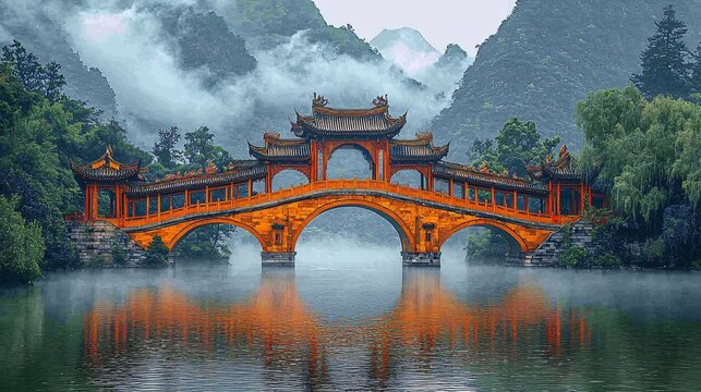 Asian Architecture Chinese Bridges Another Giant Glass Suspension