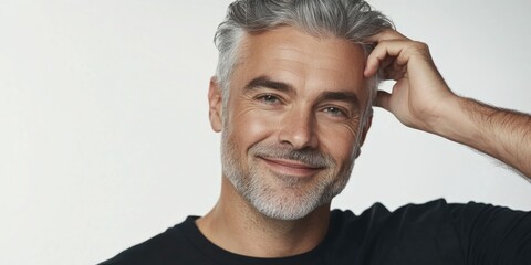 Confident Gentleman in Advertisement