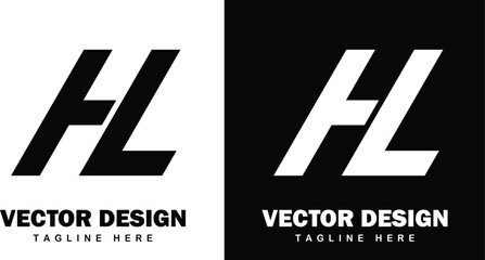 Obraz premium Vector Illustration, Logo Design, Art all in Illustration, Vector, Black and White silhouette