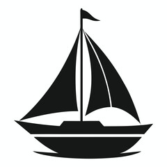 ship isolated on white