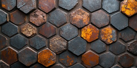 Rustic Metal Pattern Background
