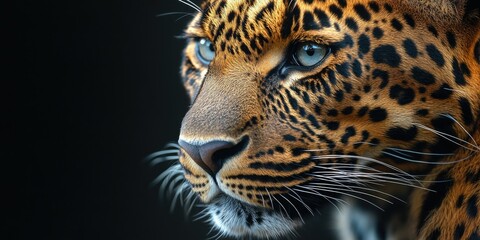 Obraz premium Majestic Leopard Portrait