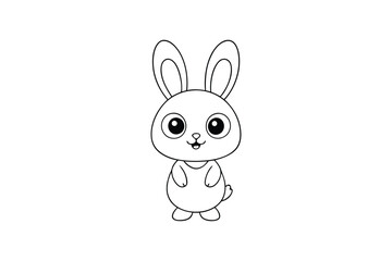 easter bunny with a background