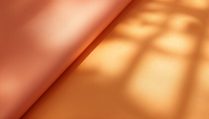 abstract paper background with soft shadows and warm light