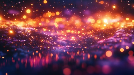 Obraz premium Cosmic galaxy with glowing stars, deep and infinite, abstract and magical, bright and dynamic, rich and ethereal, high detail and vibrant reflections, cosmic atmosphere