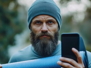 Fototapeta premium Bearded Beast Fitness Guru