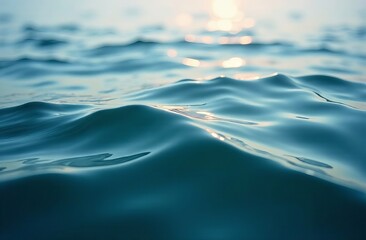 small waves on the sea, beautiful blue sea, beautiful waves in the ocean