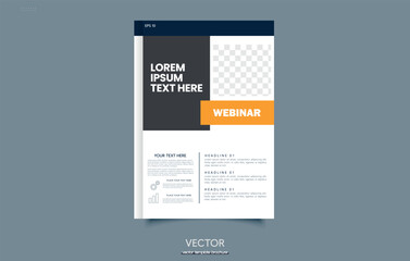 Professional Business brochure cover design template. colorful modern multi-pages company profile annual report theme cover concept layout