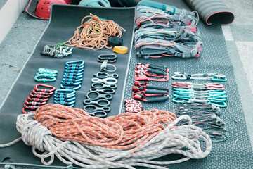 Equipment for climbing and mountaineering