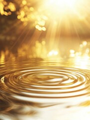 Serene Sunlight on Water