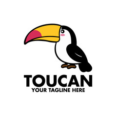 Colorful Toucan Logo Design