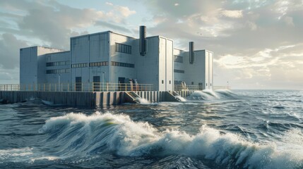 Massive Tide Energy Harvesting Facility