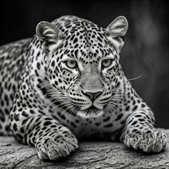 portrait of a leopard
