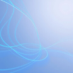 Naklejka premium Blue lines creating an illusion of depth through swirling motion, swirling patterns, optical illusion