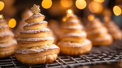 Christmas Tree Pastries: Festive Delightful Treat