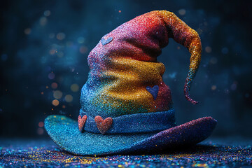 Jester Hat Glitter Paper 