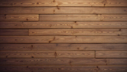 Obraz premium wooden wall with horizontal planks and visible grain 