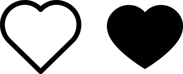 Heart Vector Icon Set - Elegant and Versatile Designs