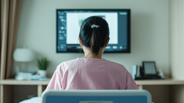 Focused mindset student in cozy home office for online education