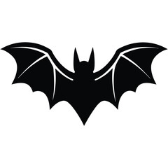a simple bat icon with outstretched