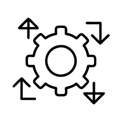 options icon, options line art - simple line art of options, perfect for options logos and icons