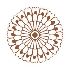 india henna tattoo flower