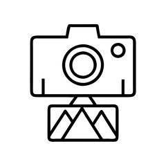 photography icon, photography line art - simple line art of photography, perfect for photography logos and icons