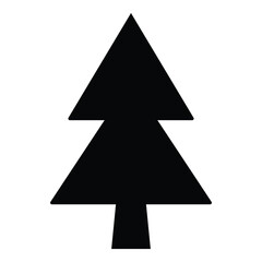 Tree Flat Icon Isolated On White Background