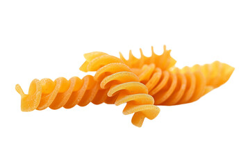 Naklejka premium Classic Rotini Macaroni Offering Perfect Texture for Any Recipe Isolated on Transparent Background