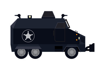 police swat truck icon